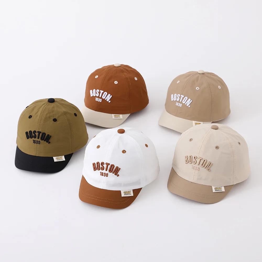 Kinder Schnell Trocknend Entenschnabel Hut Sommer Kinder Sonnenschutz Baseball Caps 2-5year Jungen Mädchen Sonnencreme Schirmmütze Baby visiere Image
