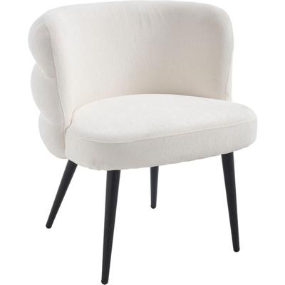 Wahson Office Chairs - Moderner Akzentstuhl gepolsterter Freizeitsessel mit Metallbeinen, bequemer Image
