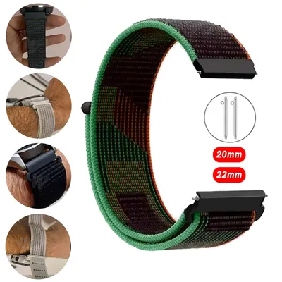 Nylon loop For Redmi Watch 5 Active/Lite Strap Elastic Replacement Bracelet For Xiaomi Watch S4 Sport Watchbands 22mm Wristband