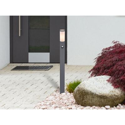 Meinewunschleuchte - led Wegeleuchte mit Bewegungsmelder in Anthrazit & Opal, Höhe 110cm Image