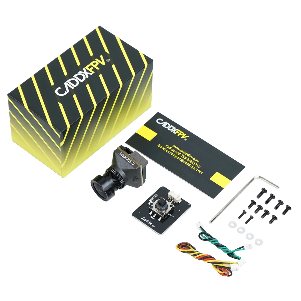 FPV Caddx Fpv Ratel Pro 4,5V-27V 1500TVL Schwarzlicht-Analogkamera Image