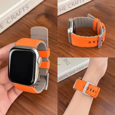 Sports Strap For Apple Watch Ultra 2 49mm Outdoor Silicone Band For iWatch Series SE 5 6 7 8 9 10 45mm 44 42 Watchband Bracelet