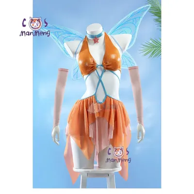 Film Stella Winx Cosplay Club Kostüm Halloween Party sexy Kleid Zubehör Prop Set Frauen Strand sexy Image
