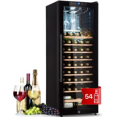 Weinkühlschrank, Getränkekühlschrank Schmal, 1 Zone Kühlschrank mit Glastür, Getränkekühlschränke Image