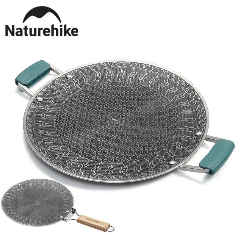 Naturehike Medizinische Backform aus Edelstahl mit Boden, Wabenkohle, antihaftbeschichtetes Design, Outdoor-Möbel, universelle Backform Image