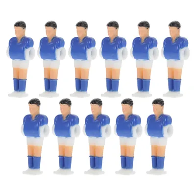 11 Pcs Table Football Machine 8mm Humanoid Player Table Puppets Dolls Lovely Soccer Men Tabletop