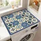 Vintage Mosaic Washing Machine Cover, Waterproof and Durable Diatomaceous Earth Material, 23.62