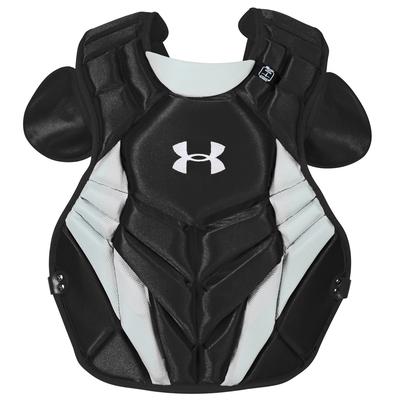 Under Armour Victory Series 4 NOCSAE Certified Youth 14.5" Baseball Catcher's Chest Protector Black
