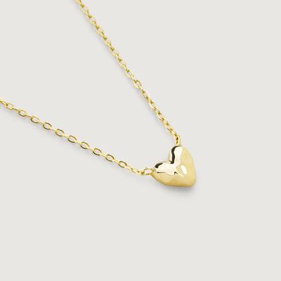 Gold Mini Heart Chain Necklace