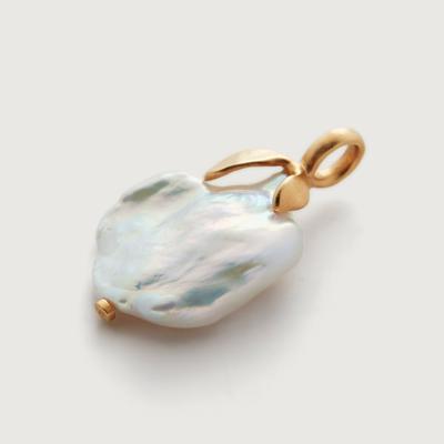 Gold Keshi Pearl Pendant Pearl