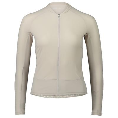 POC - Women's Essential Road L/S Jersey - Radtrikot Gr XS beige/grau Image