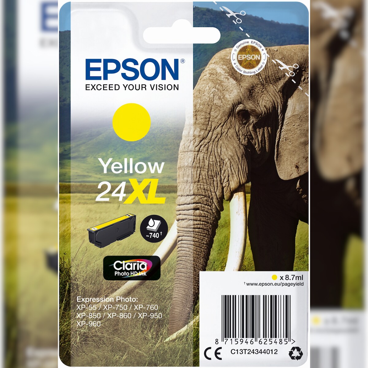 Tintenpatrone Epson T2434 gelb Packung mit 10 Stück Image