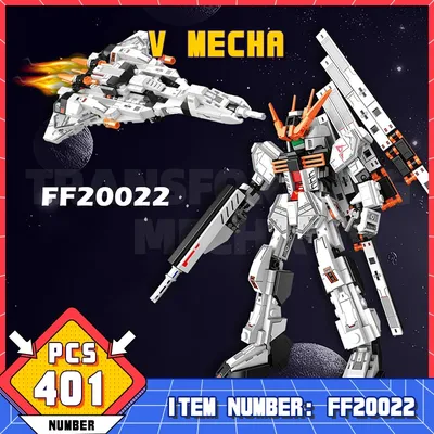 FF20022-3 Dual Form Umwandlung Roboter DIY Montage Modell Kleine Partikel Kinder Puzzle Montage Image