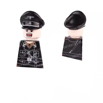 MOC Militärische Bausteinfigur, neuer Angriffsteam-Kapitän, kleine Partikel, Image