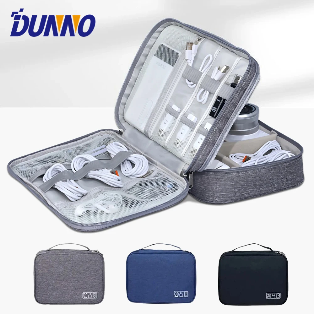 Multifunktionale Digitaltasche, Datenkabel, Kopfhörer, Festplatte, Netzteil, digitale Handtasche, Aufbewahrungstasche für elektronisches Zubehör Image