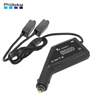 3-in-1 Schnellladegerät für DJI Mini 4 Pro/Mini 3 Pro Schnellladung USB Doppel-Autoladegerät-Adapter für DJI RC-Steuerungszubehör