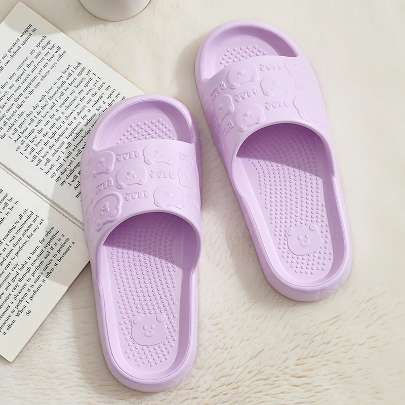 Women Summer Slippers Men Home Shoes Household Indoor Bathroom Bathing Couple EVA Slippers Sandals Slippers Anti-slip Anti-odor