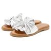 Pantolette LASCANA "Mule, Sandale, offener Schuh", Damen, Gr. 37, silber (silberfarben), Obermaterial: 100% Lammleder. Futter: 100% Schweinsleder. Decksohle: 100% Rindsleder. Laufsohle: 100% Synthetik, unifarben, modisch, Schuhe, aus Leder