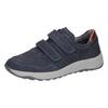 Klettschuh WALDLÄUFER "K-JOHN", Herren, Gr. 11,5 (46,5), bunt (dunkelblau, cognac), Nubukleder, Nappaleder, casual, Schuhe, Komfortschuh, Bequemschuh, Klettschuh in Extraweite K