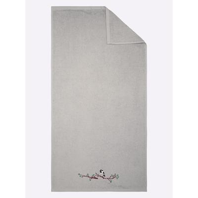 Handtuch WÄSCHEPUR Gr. 2, grau (hellgrau), B:70cm L:140cm, 100% Baumwolle, Handtücher (Packung) Image