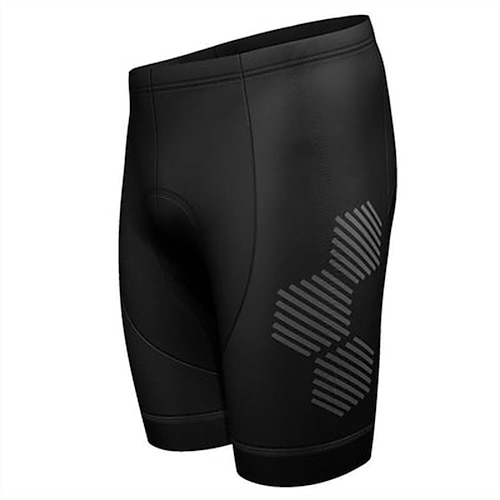 Herren Streifen Radsport-Radhose: Fahrradshorts Gepolsterte Fahrradhose Fahhrad Shorts Unterteile Formpassend Mountainbike MTB Straßenradsport Sport 3D-Polster Schnelltrocknend Schweißableitend Image