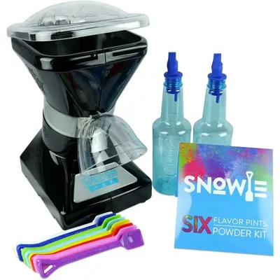 Snow Cone Machine - Premium Shaved Ice Maker, with Powder Sticks Syrup Mix