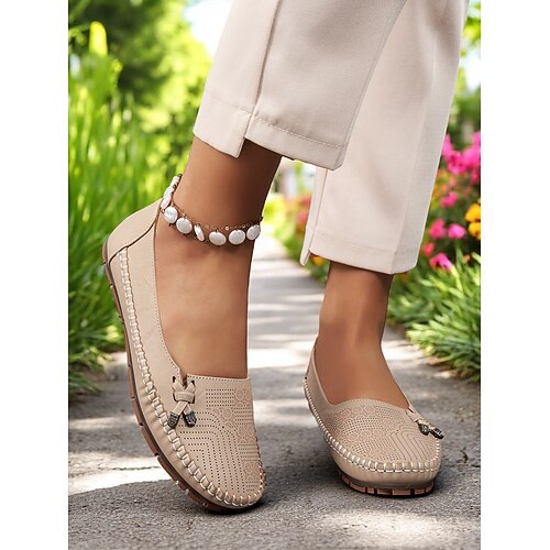 Damen-Loafer in zartem Rosa – bequeme Slipper zum Hineinschlüpfen fürs Büro, zum Einkaufen und für Wochenendausflüge Image