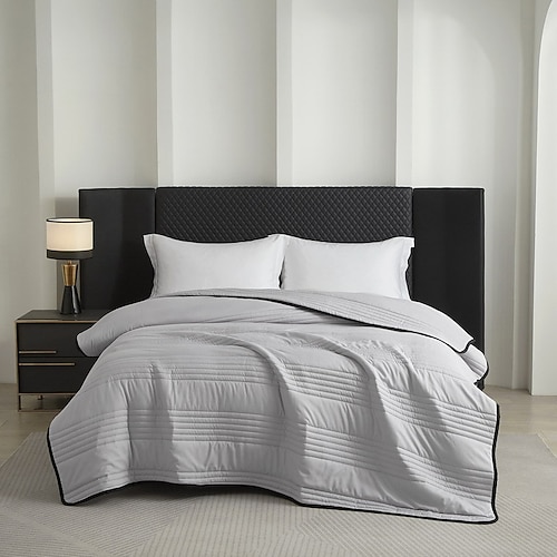 Kühlende Decken für heiße Schläfer Sommerdecke Queen-Size kaltes leichtes Geschenk für Nachtschweiß eisgekühlt atmungsaktiver Komforter für das Bett Image