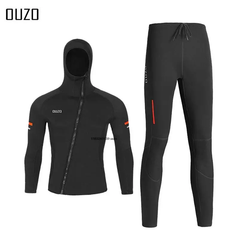 Combinaison de plongée sous-marine en néoprène pour homme et femme, garde au chaud, imbibé de kitesurf, surf, chasse sous-marine, veste, pantalon, vêtements, 1.5mm