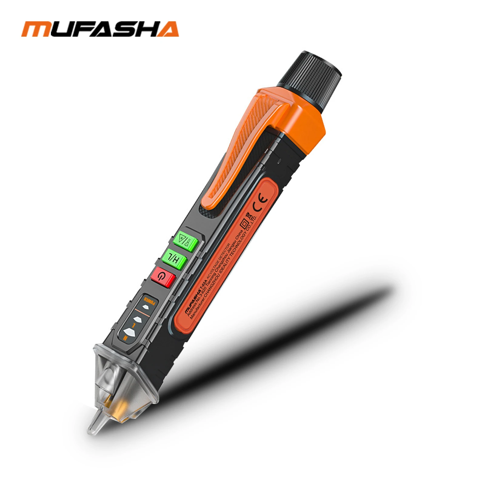 MUFASHA Rilevatore di tensione senza contatto Penna elettrica Tester di tensione CA Smart Breakpoint Finder 12-1000 V