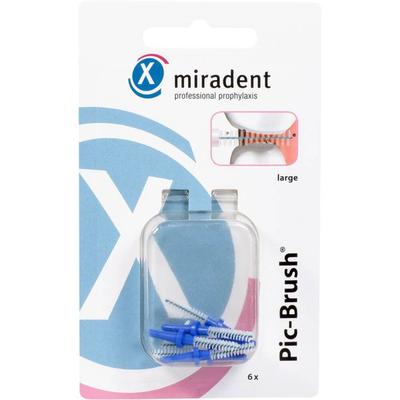 Hager Pharma MIRADENT Interdentalbürste PIC-Brush large blau 6 St