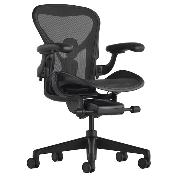 Herman Miller Aeron Office Chair, Onyx Black - Herman Miller Authorized Retailer