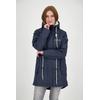 Regenjacke DEPROC ACTIVE "Friesennerz ELLESMERE II CLASSIC", Damen, Gr. 40 (M), blau (navy), 100% Polyester, casual, figurumspielend, Langarm gerader Abschluss mit Druckknopf, Jacken, auch in Großen Größen erhältlich