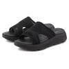 Pantolette VIVANCE, Damen, Gr. 41, schwarz, Obermaterial: 100% Textilmaterial. Futter: 100% Textilmaterial. Decksohle: 100% Synthetik. Laufsohle: 100% Synthetik, unifarben, casual, Schuhe, Mules, Sandale, offener Schuh mit modischer Chunky-Sohle VEGAN