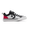 Sneaker CONVERSE "PRO BLAZE STRAP EASY-ON", Gr. 34, schwarz, rot, weiß, Leder, sportlich, Schuhe