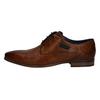 Schnürschuh BUGATTI, Herren, Gr. 47, braun (cognac, used), Leder, elegant, Schuhe Derbyschuh Business-Schnürer, im Used-Look, Freizeitschuh, Halbschuh, Schnürschuh