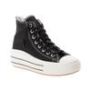 Sneaker CONVERSE "CHUCK TAYLOR ALL STAR MOVE PLATFORM RETRO SPORT", Gr. 39, schwarz (schwarz, egret, schwarz), Leder, sportlich, Schuhe