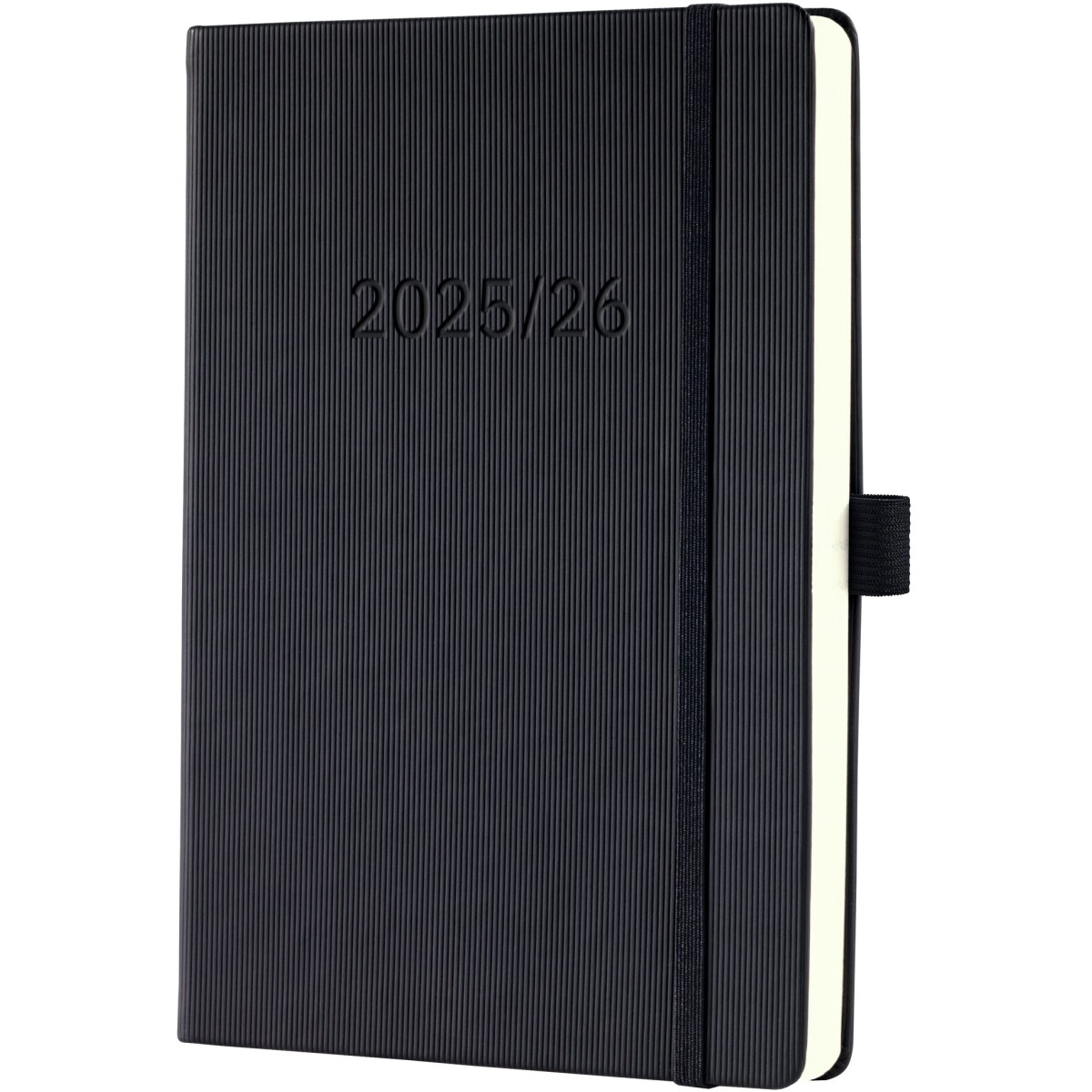 Sigel Wochennotiz-Kalender Conceptum ca. A5 18 Monate Hardcover schwarz 2025/2026. Image