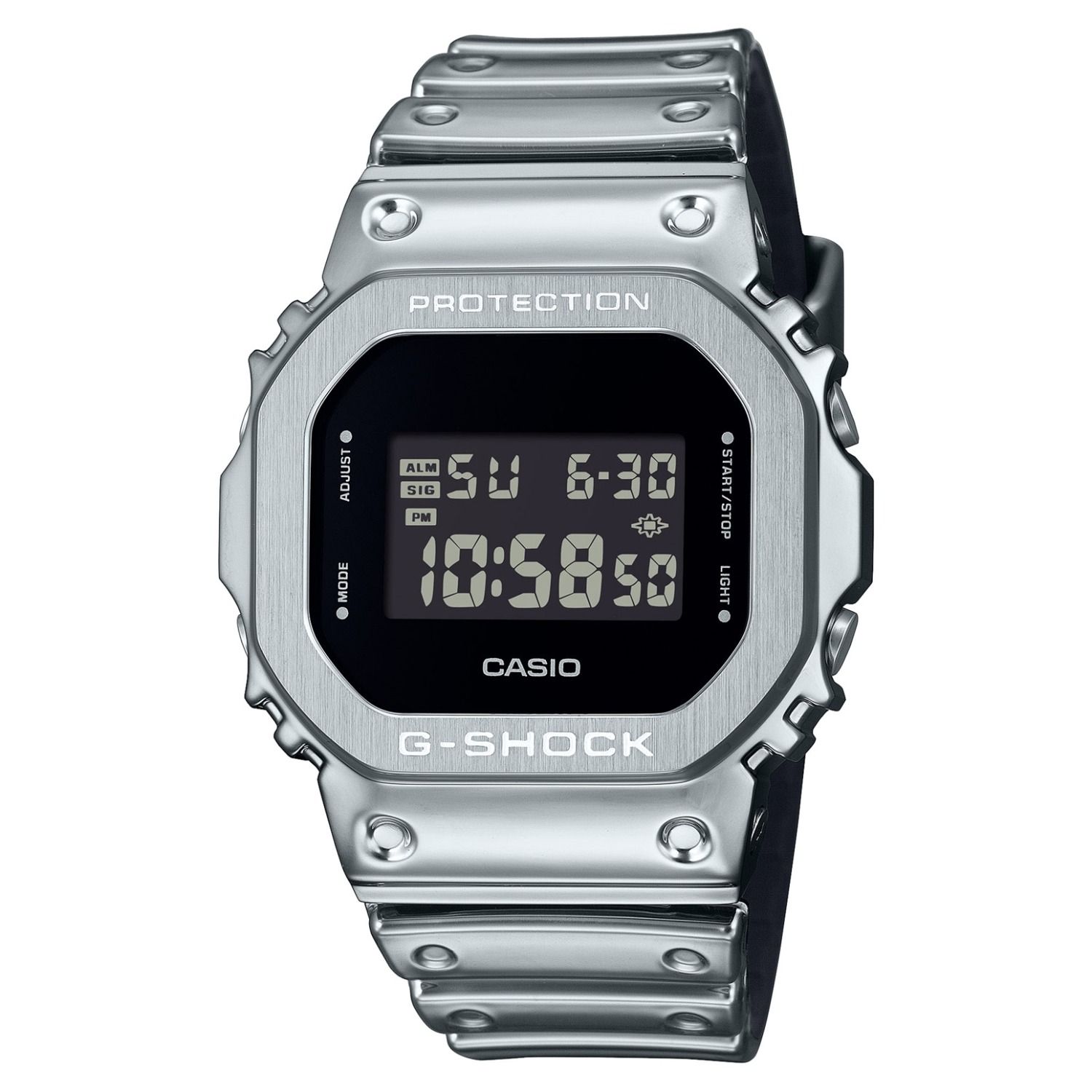 Casio G-shock G-steel Mens Silver Watch GM-5600YM-8ER - One Size | Casio Sale | Discount Designer Brands