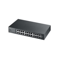 ZyXEL Switch nicht verwaltet 24 x 10/100/1000 Desktop Rack montierbar wandmontierbar Image