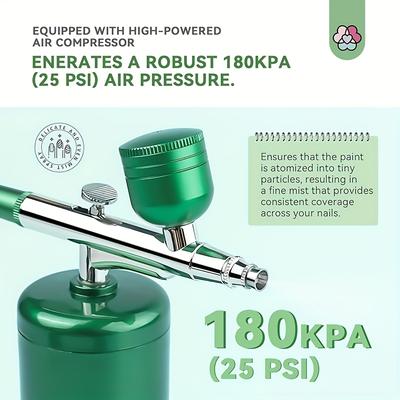 TEMU Airbrush Kit With Air Compressor, Airbrush Kit For , Airbrush Machine, Cordless Airbrush For Makeup Decorating Image