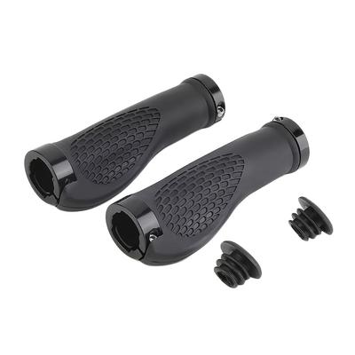 TEMU A Set Of Rubber Lock Grips, Aluminum Alloy Horn Grips, Mountain Bike Handlebars, Car Straight Rods, And Single Handles. Image