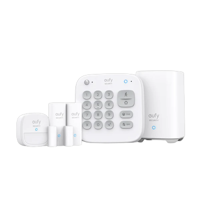 5-Piece Home Alarm Kit White