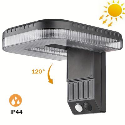 TEMU Ip44 Solar Wall Light, Foldable Solar Garden Light, Solar Motion Sensor Lights With 3 Lighting For Garden Deck Wall Image