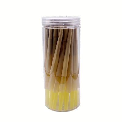 "TEMU 50pcs Djohns Pre-rolled Cones With Tips - 84mm Paper, 3.31" Unbleached Sheets With Packing Sticks For Diy Herbal & Crafts, Slow-burning Paper For Drawing, Sketching &" Image