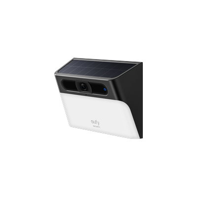 Solar Wall Light Cam S120 Black