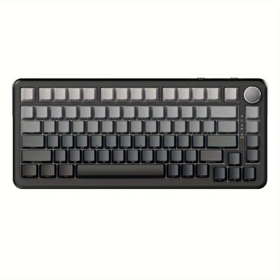 TEMU Ak820 Max New Magnetic Switch Type-c Wired-computer Game Keyboard Upgrade Keyboard Cool Rgb Lighting Effect Game--office Image