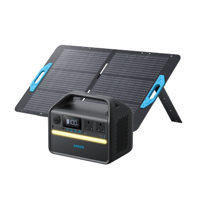 Anker 535 Solar Generator + 100W Solar Panel