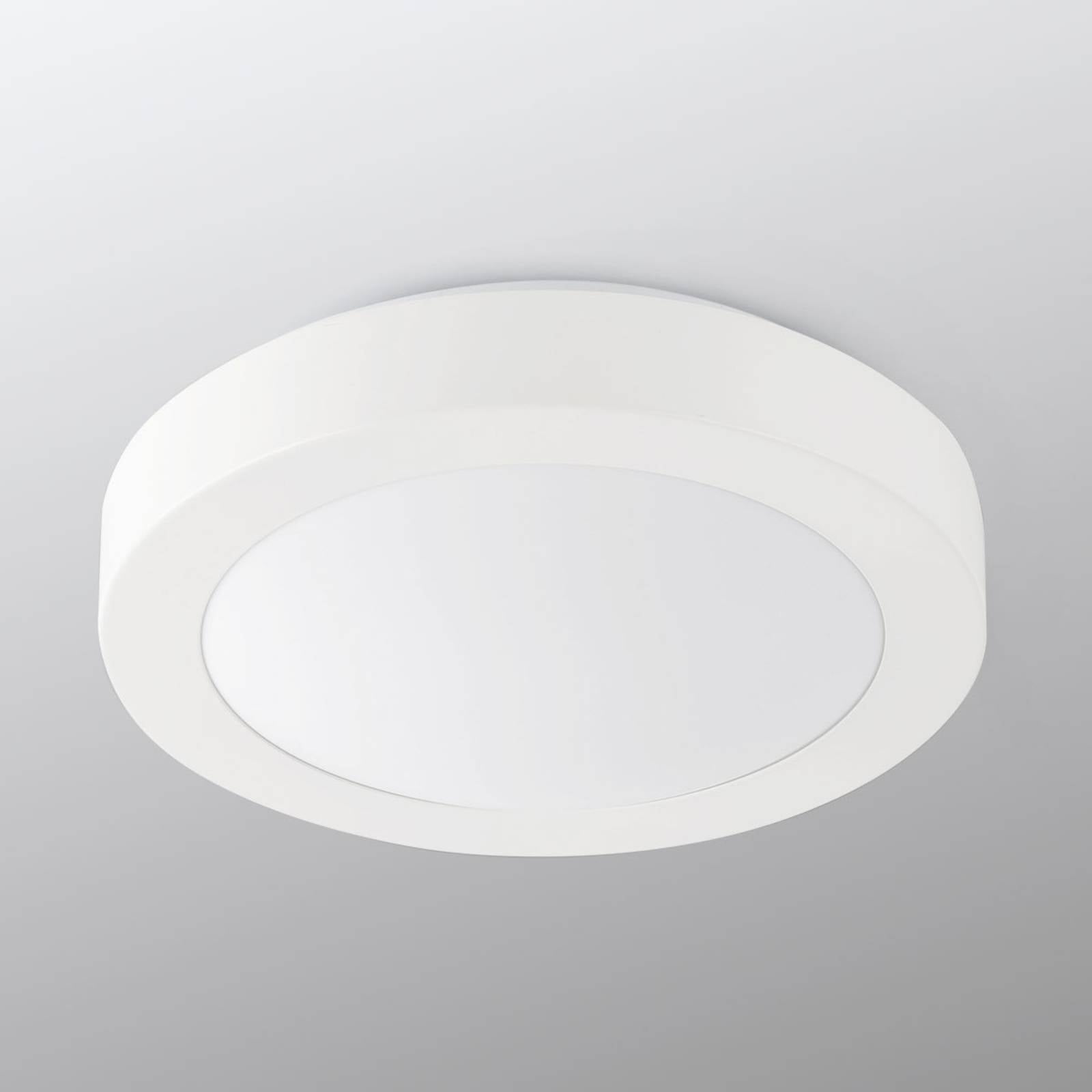FARO BARCELONA Plafonnier pour salle de bain Logos, Ø27 cm, blanc