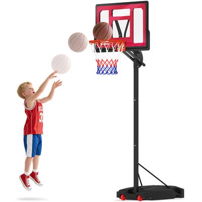 Aiyaplay - Basketballkorb Outdoor für Kinder, 200-260 cm Höhenverstellbarer Basketballständer mit